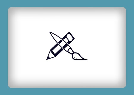 brush iconのイラスト素材