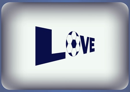 Football isolated on a white iconのイラスト素材