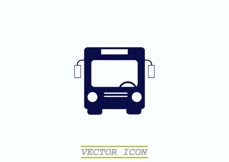 Bus iconのイラスト素材