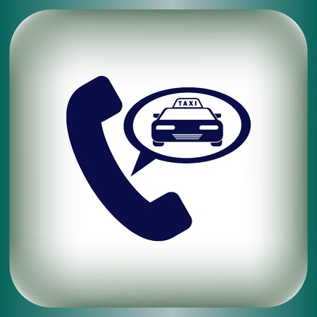 Taxi iconのイラスト素材