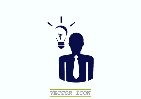 Business strategy icon, business concept icon, vector illustration.のイラスト素材