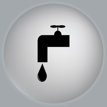 Droplet iconのイラスト素材