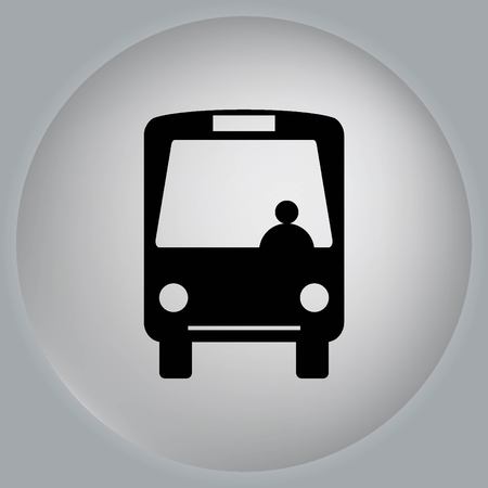 Bus iconのイラスト素材