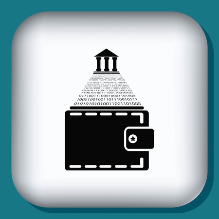 Internet banking icon.のイラスト素材