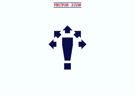 Exclamation danger signのイラスト素材