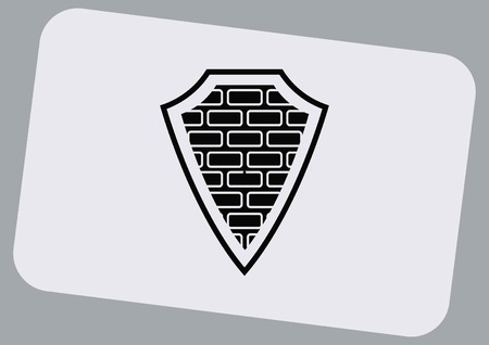 Shield protection iconのイラスト素材