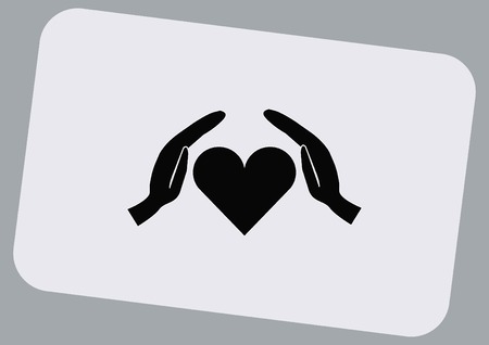 Human heart, Love  iconのイラスト素材