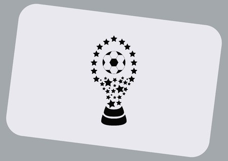 Soccer Cup, awarded the best team in football.のイラスト素材
