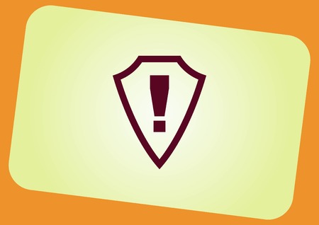 Exclamation danger signのイラスト素材