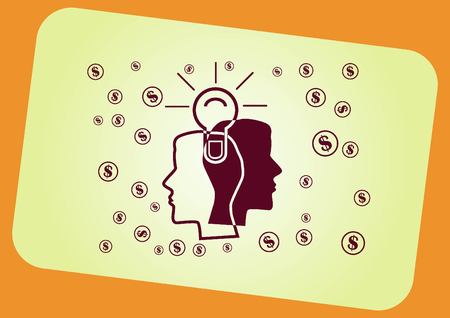 Business strategy icon, business concept icon, vector illustration.のイラスト素材