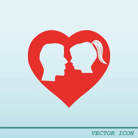 Human heart, Love  iconのイラスト素材