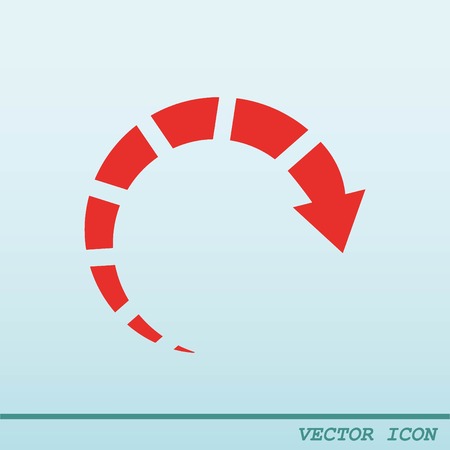 Arrow indicates the direction iconのイラスト素材