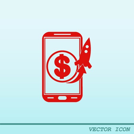Internet banking icon.のイラスト素材