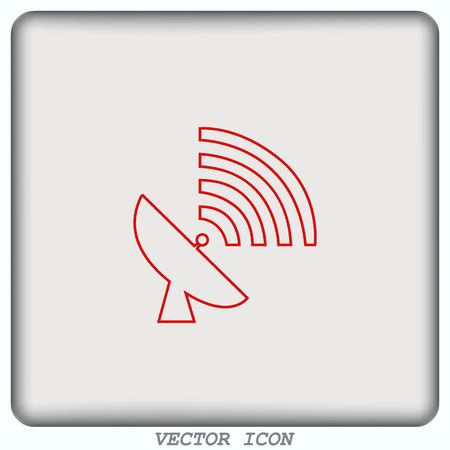 antenna iconのイラスト素材