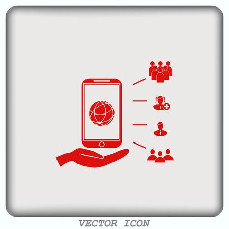 Friendship iconのイラスト素材