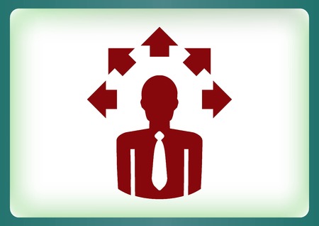 Business strategy icon, business concept icon, vector illustration.のイラスト素材
