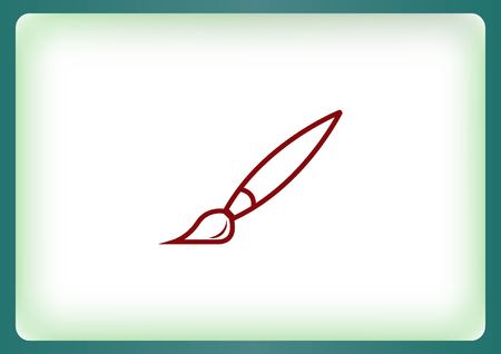 brush iconのイラスト素材