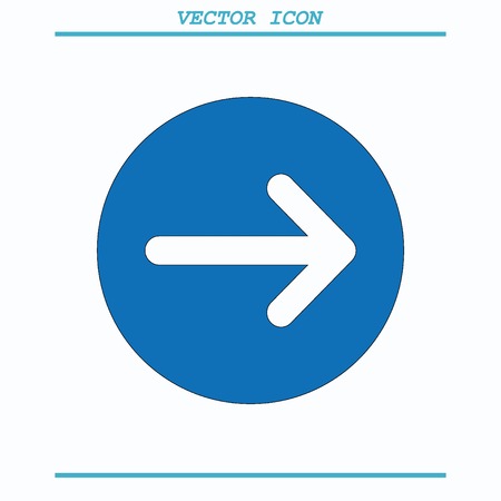 Arrow indicates the direction iconのイラスト素材
