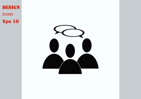 Friends iconのイラスト素材