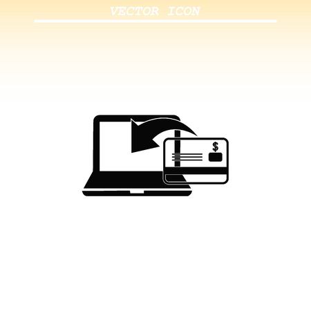 Internet banking icon.のイラスト素材