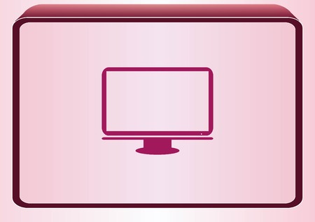 Protecting your computer laptop iconのイラスト素材