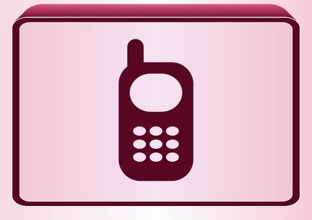 Phone talk iconのイラスト素材