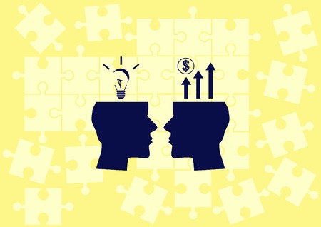 Business strategy icon, business concept icon, vector illustration.のイラスト素材