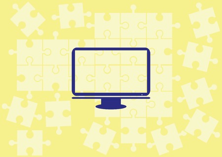 Protecting your computer laptop iconのイラスト素材