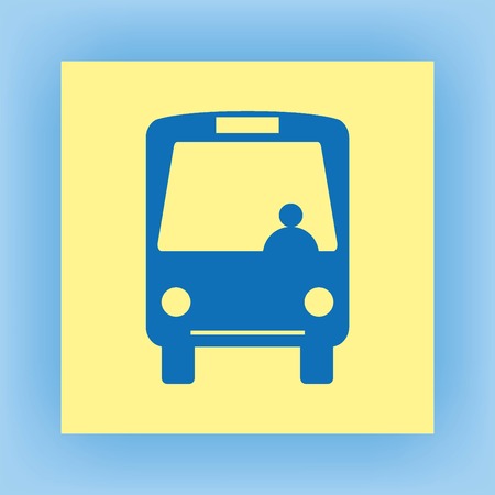 Bus iconのイラスト素材