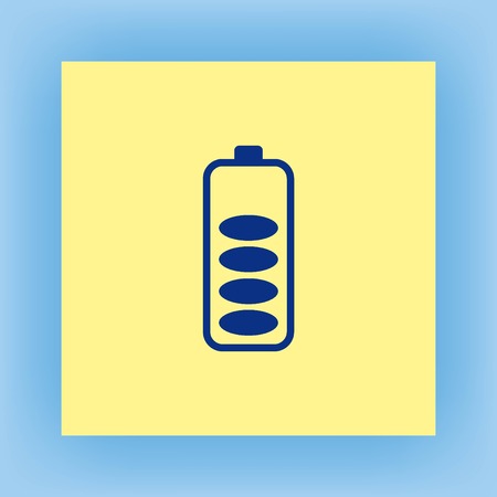 Battery, charging iconのイラスト素材