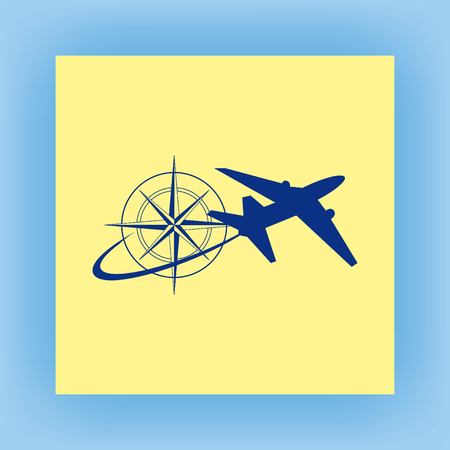 Aircraft iconのイラスト素材