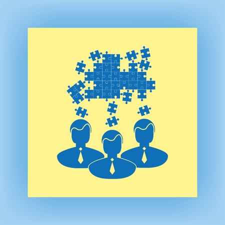Puzzle iconのイラスト素材