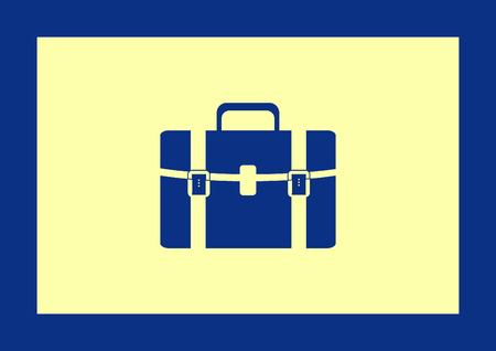 luggage, bag icon.のイラスト素材