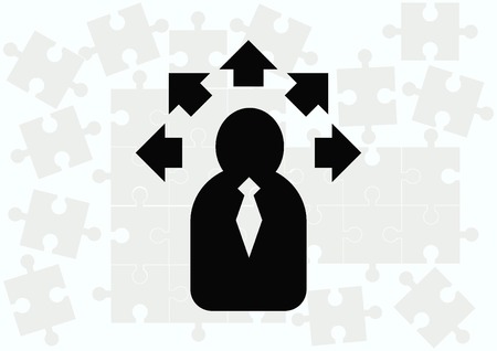 Business strategy icon, business concept icon, vector illustration.のイラスト素材