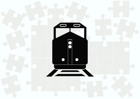 Freight train iconのイラスト素材