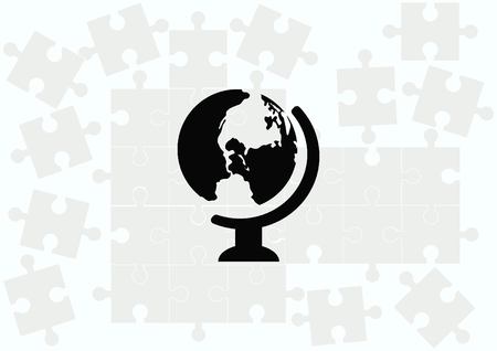Globe iconのイラスト素材