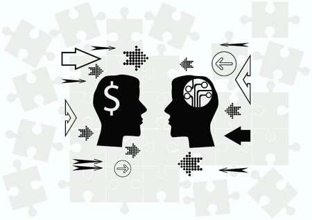 Business strategy icon, business concept icon, vector illustration.のイラスト素材