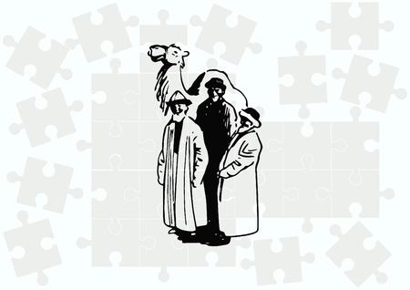 Camel, vector illustration.のイラスト素材