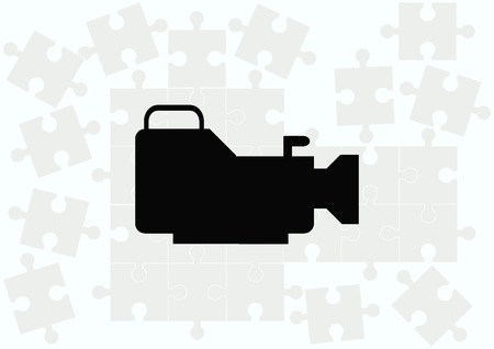 Video icon, vector illustrationのイラスト素材
