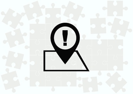 Exclamation danger signのイラスト素材