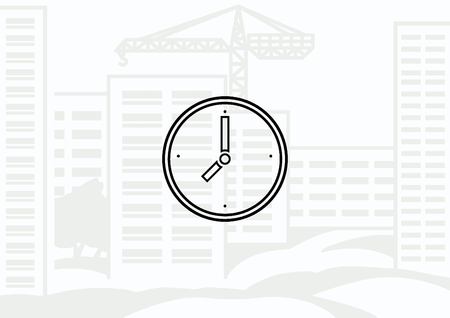 Clock iconのイラスト素材