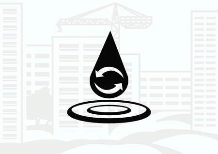 Droplet iconのイラスト素材