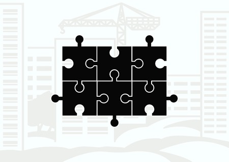 Puzzle iconのイラスト素材