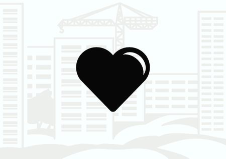 Human heart, Love  iconのイラスト素材