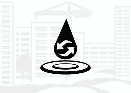 Droplet iconのイラスト素材