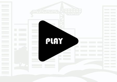 Video icon, vector illustrationのイラスト素材