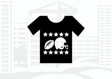 Equipment  American Football And Rugby iconのイラスト素材