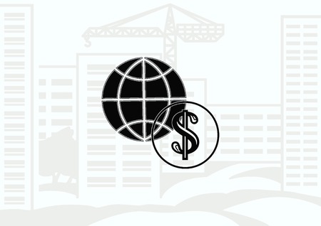 Electronic money iconのイラスト素材