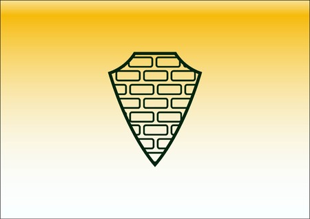 Shield protection iconのイラスト素材