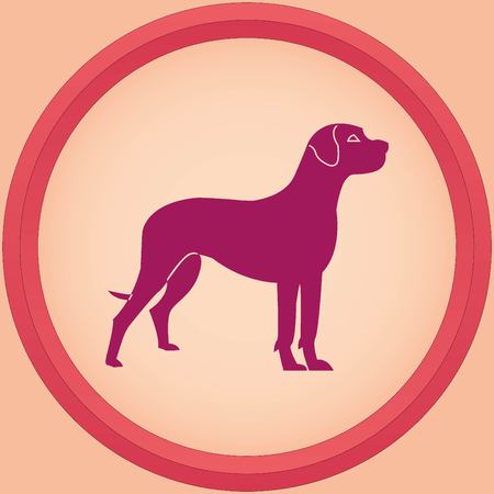 Dog iconのイラスト素材